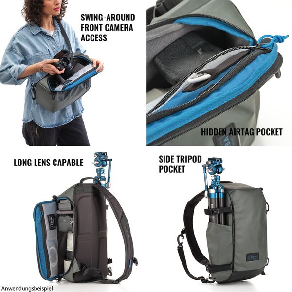 Tenba Solstice v2 Sling Bag  grau 12L