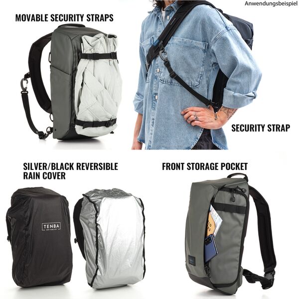 Tenba Solstice v2 Sling Bag  grau 12L