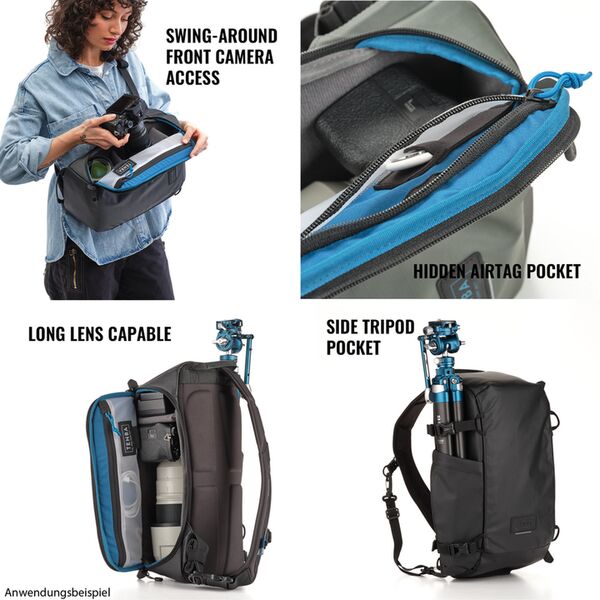 Tenba Solstice v2 Sling Bag  schwarz 12L