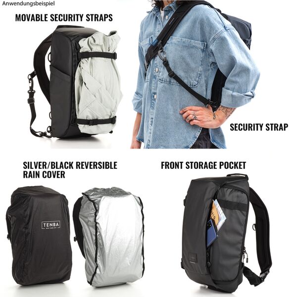 Tenba Solstice v2 Sling Bag  schwarz 12L