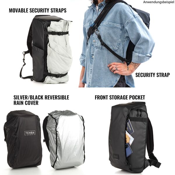 Tenba Solstice v2 Sling Bag  schwarz 16L