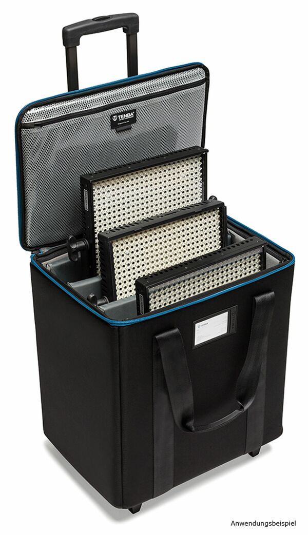 Tenba Transportkoffer 1x1 LED 3 Panels  schwarz