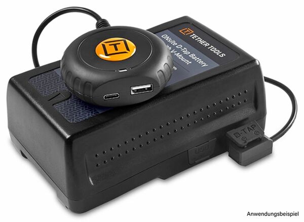 Tether Tools ONsite D-Tap to USB-C PD USB-C Hub mit D-Tap-Eingang 