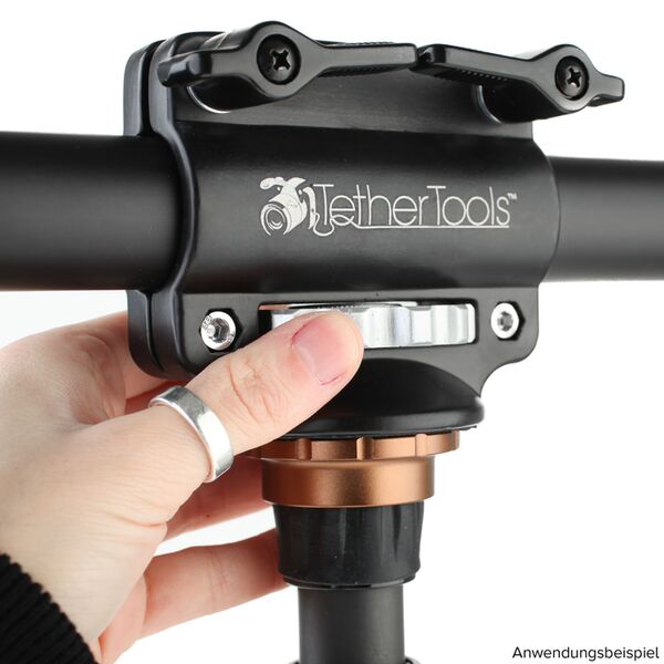 Tether Tools Rock Solid Tripod Crossbar Querträger & Auslegearm mit 2 Montageschlitten 