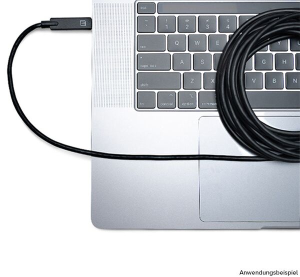 Tether Tools TetherBoost Pro USB-C Verlängerungskabel für USB-C an USB-C Kabel  Schwarz