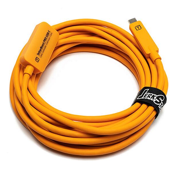 Tether Tools TetherBoost Pro USB-C Verlängerungskabel für USB-C an USB-C Kabel  Orange