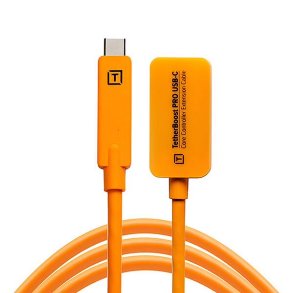 Tether Tools TetherBoost Pro USB-C Verlängerungskabel für USB-C an USB-C Kabel  Orange