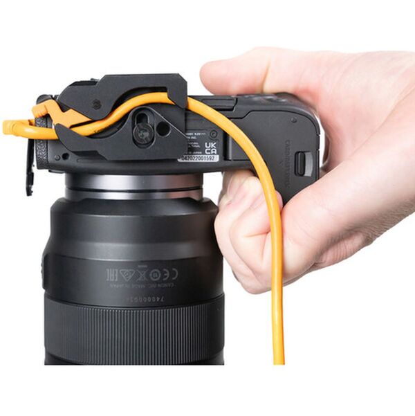 Tether Tools TetherGuard LeverLock & Cable Kit, USB-C an USB-C rechtsgewinkelt  9,4 Meter Schwarz