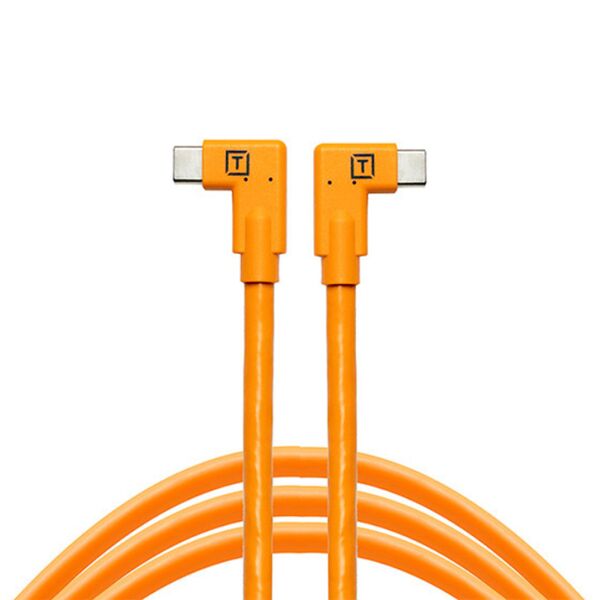 Tether Tools TetherPro Datenkabel USB-C an USB-C, 2 x rechtsgewinkelt  4,6 m Orange