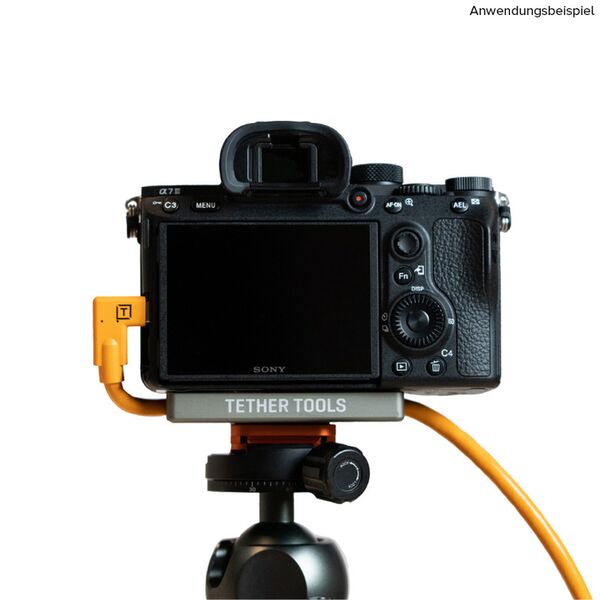 Tether Tools TetherPro Datenkabel USB-C an USB-C, 2 x rechtsgewinkelt  4,6 m Orange