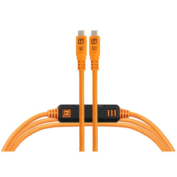 Tether Tools TetherPro Optima 10G Datenkabel mit TetherBoost USB-C  1,8 m (Orange)