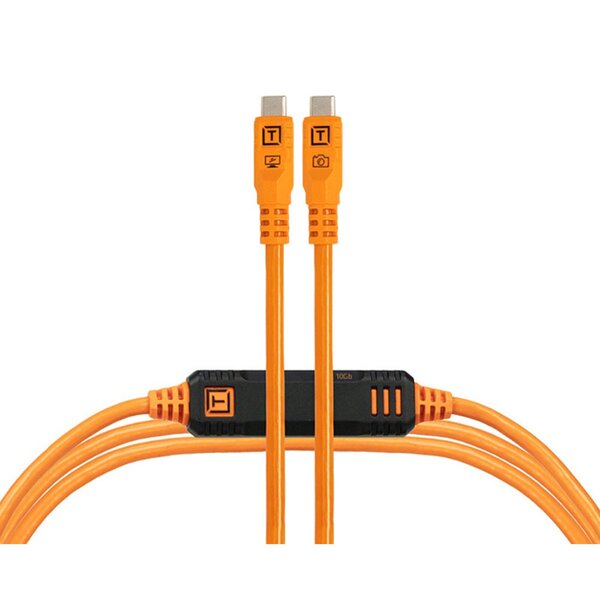 Tether Tools TetherPro Optima 10G Datenkabel mit TetherBoost USB-C  3 m (Orange)