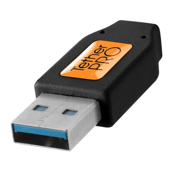 Tether Tools TetherPro SuperSpeed USB-Datenkabel für USB 3.0 Typ A an USB 3.0 Typ B - 4,6 Meter Länge 