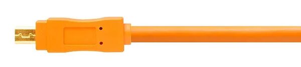 Tether Tools TetherPro USB-Datenkabel für USB 2.0 an USB 2.0 Mini-B (8-Pin)  4,6m Orange