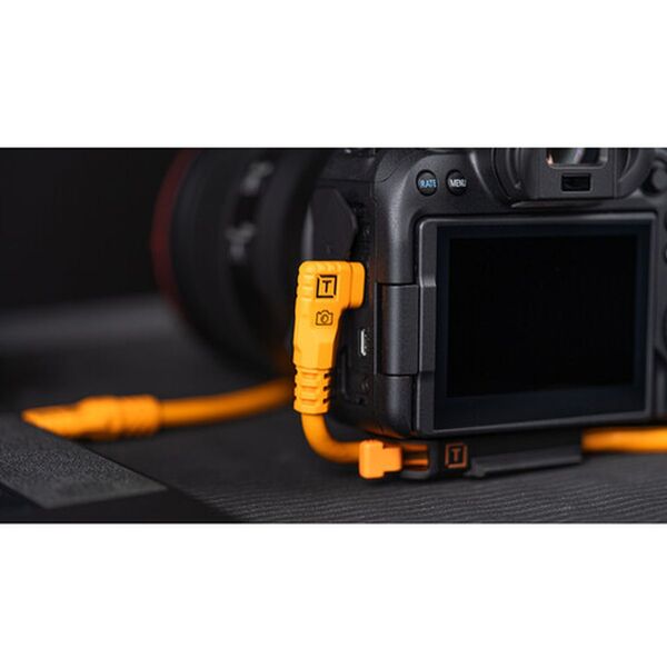 Tether Tools TetherPro USB-Datenkabel USB-C an USB-C, rechtsgewinkelt  9,4 Meter Schwarz