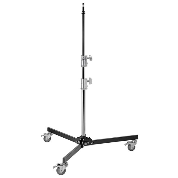 Tether Tools Tools Rock Solid Low Boy Roller Leuchtenstativ mit Rollen, Einstellhöhe 0,95 m - 1,8 m 