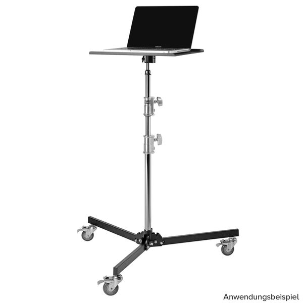 Tether Tools Tools Rock Solid Low Boy Roller Leuchtenstativ mit Rollen, Einstellhöhe 0,95 m - 1,8 m 