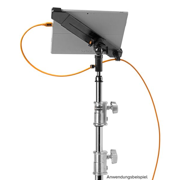 Tether Tools Tools Rock Solid Low Boy Roller Leuchtenstativ mit Rollen, Einstellhöhe 0,95 m - 1,8 m 