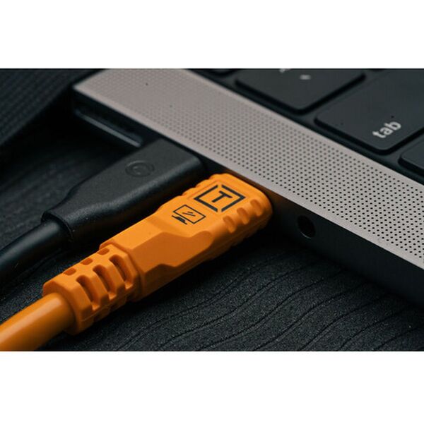 Tether Tools Tools TetherPro Optima 10G Datenkabel USB-C an USB-C  4,6m orange