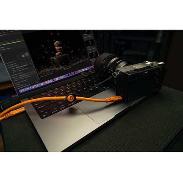 Tether Tools Tools TetherPro Optima 10G Datenkabel USB-C an USB-C  4,6m orange