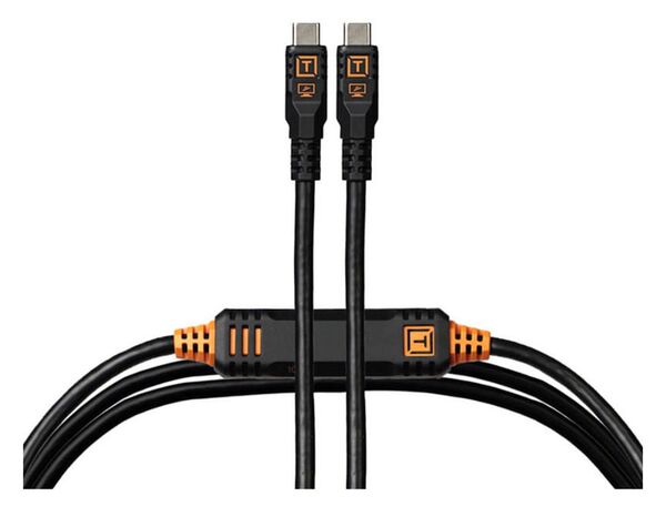 Tether Tools Tools TetherPro Optima 10G Datenkabel USB-C an USB-C - 4,6 m  schwarz