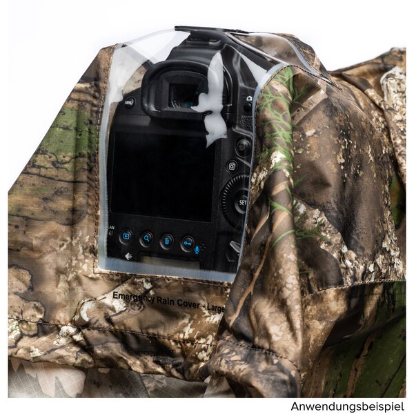 Think Tank Emergency Rain Cover RealTree APX  L