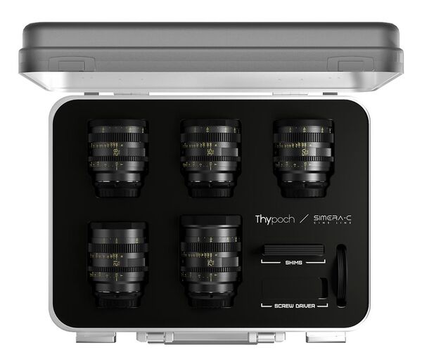 THYPOCH Simera-C 5-Lens Kit 21/28/35/50/75mm T1.5 FF Prime Cine Lens  Sony  FE-Mount