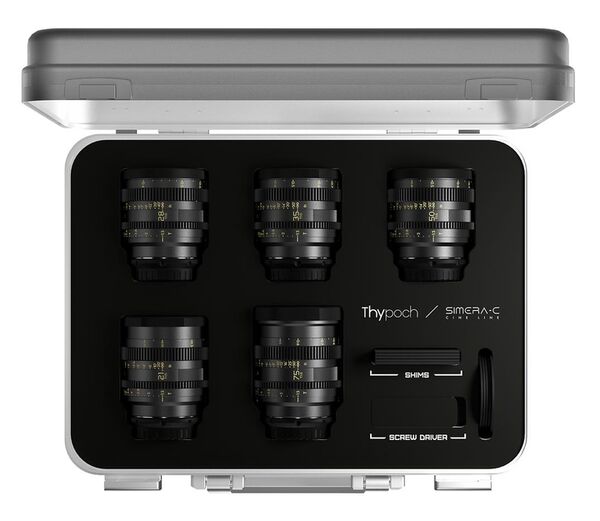 THYPOCH Simera-C 5-Lens Kit 21/28/35/50/75mm T1.5 FF Prime Cine Lens  Leica M