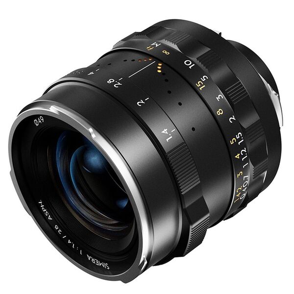 THYPOCH Simera Vollformat Objektiv 28mm f/1,4  Leica M schwarz