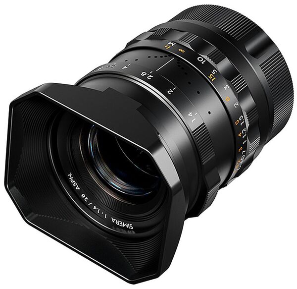 THYPOCH Simera Vollformat Objektiv 28mm f/1,4  Leica M schwarz