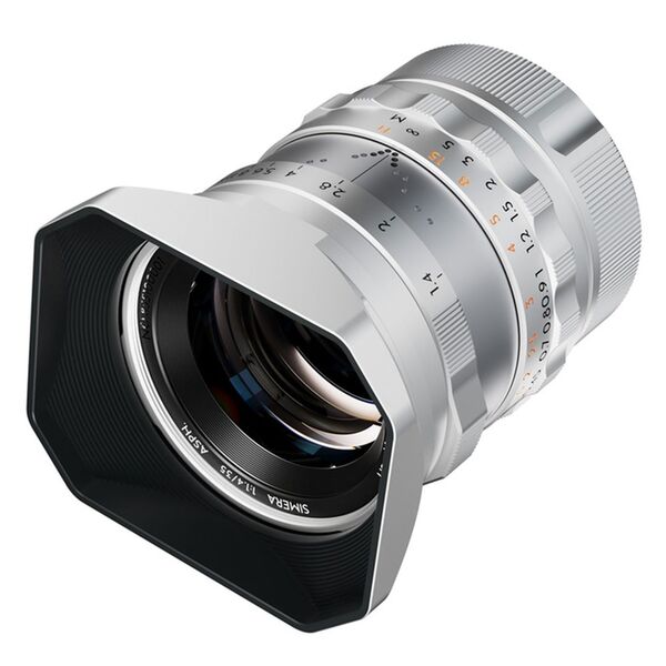 THYPOCH Simera Vollformat Objektiv 35mm f/1,4  Leica M silber