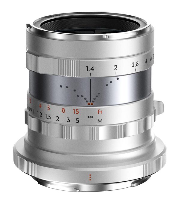THYPOCH Simera Vollformat Objektiv 35mm f1.4  Nikon Z silber