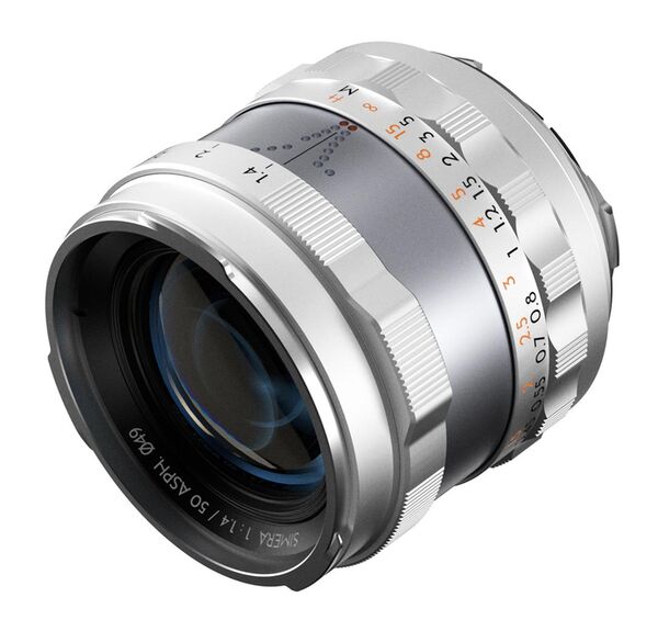 THYPOCH Simera Vollformat Objektiv 50mm f1.4 Mount  Leica M silber