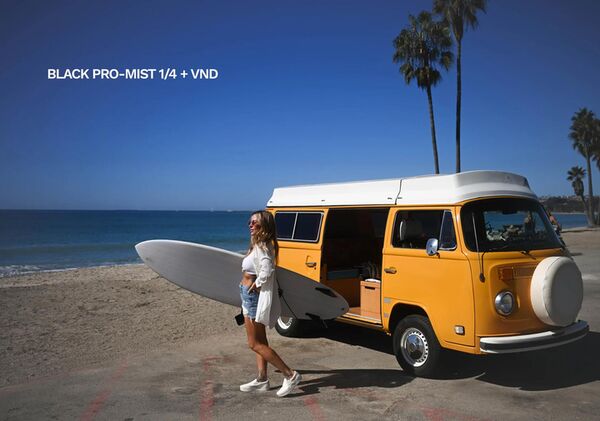 Tiffen FusionVND Black Pro-Mist + Variable ND Filter  77mm 1/4