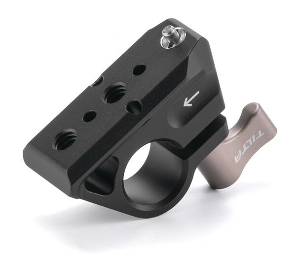 Tilta 15mm Rutenhalter an NATO-Schienenbefestigung - Schwarz 