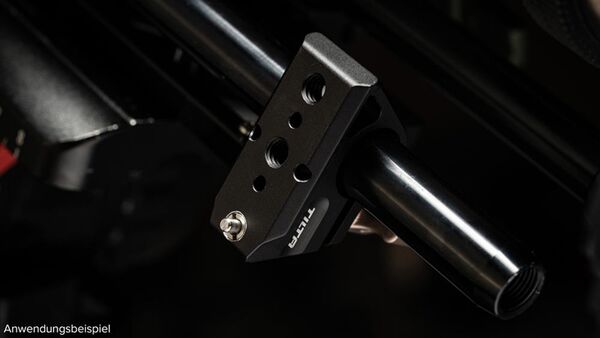 Tilta 15mm Rutenhalter an NATO-Schienenbefestigung - Schwarz 