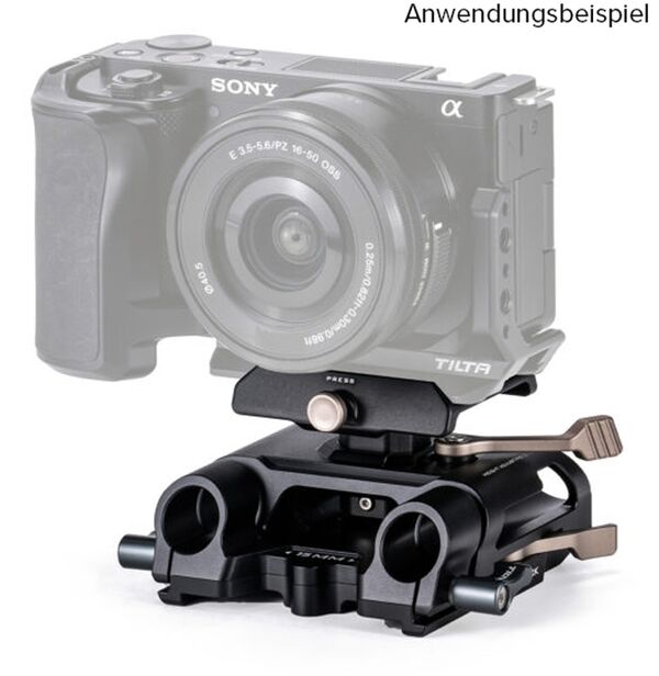 Tilta Arca Höhenverstellbare 15mm LWS Grundplatte - Schwarz 