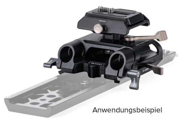 Tilta Arca Höhenverstellbare 15mm LWS Grundplatte - Schwarz 