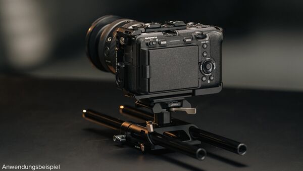 Tilta Arca Höhenverstellbare 15mm LWS Grundplatte - Schwarz 