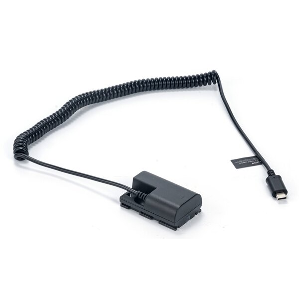 Tilta Canon LP-E6 Dummy-Akku zu USB-C PD Stromkabel 