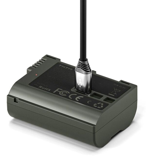 Tilta EN-EL15C Akku mit USB-C Eingang (2400mAh) - Grün 