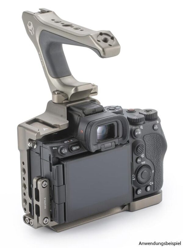 Tilta Halber Kamerakäfig für Sony a7R V  Leichtbau-Kit Titangrau
