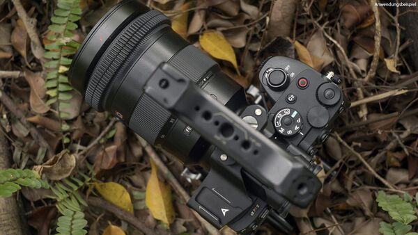Tilta Halber Kamerakäfig für Sony a7R V  Leichtbau-Kit Titangrau