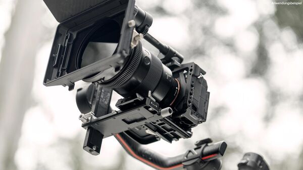 Tilta Halber Kamerakäfig für Sony a7R V  Leichtbau-Kit Titangrau