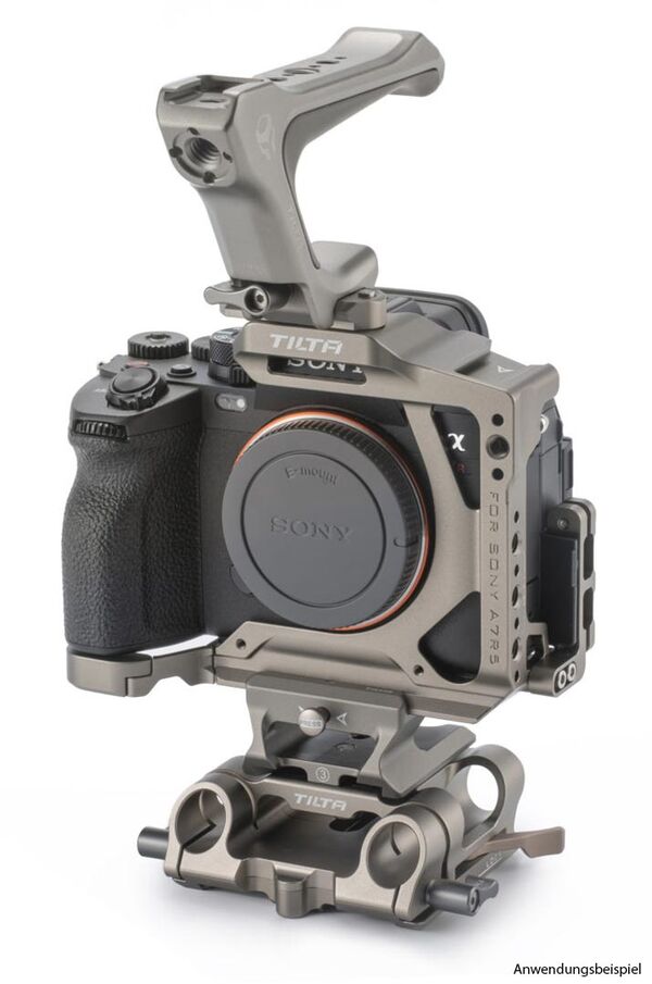 Tilta Halber Kamerakäfig für Sony a7R V  Pro Kit Titangrau