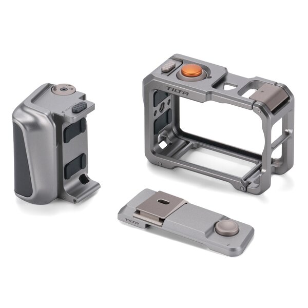 Tilta Kamera Cage für DJI Osmo Action 6 Street Snap Kit  Titanium Gray