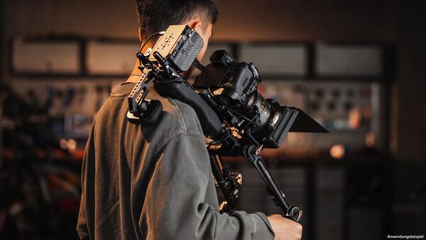 Tilta Kamerakäfig mit Kühlsystem für Canon R5 Mark II  Base Kit – Schwarz