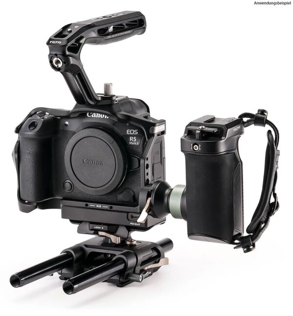 Tilta Kamerakäfig mit Kühlsystem für Canon R5 Mark II Advanced Kit – Schwarz 