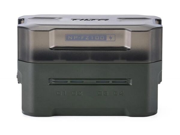 Tilta Ladestation Batterie Kit für NP-FZ100  4 Batterien grün