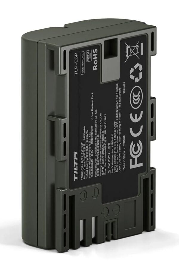 Tilta LP-E6P Akku mit USB-C Eingang (2400mAh) - Grün 
